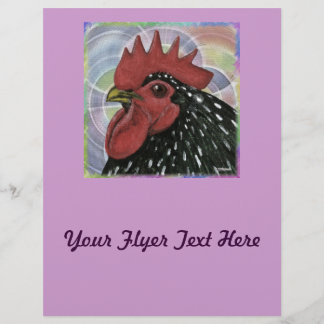 Cochin: Decorative Rooster Head Flyer