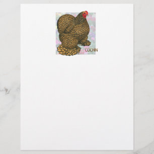 Cochin: Gold-laced Hen