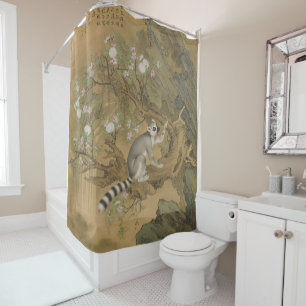Cochin Lemur Fine Art Shower Curtain