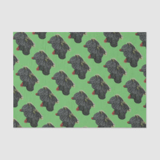 Cochin Mottled Chickens Tissue Paper