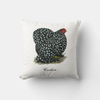 Cochin Mottled Hen Cushion