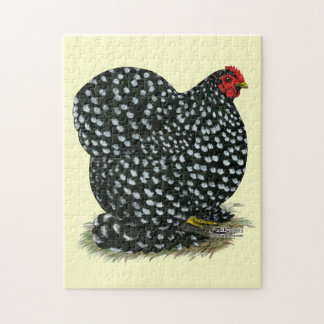 Cochin Mottled Hen Jigsaw Puzzle