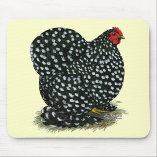 Cochin Mottled Hen Mouse Pad