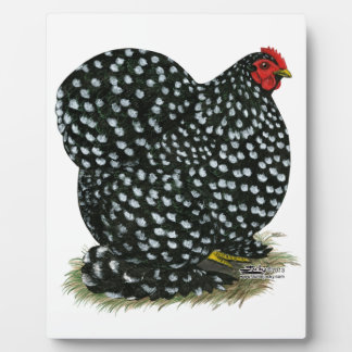 Cochin Mottled Hen Plaque
