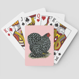 Cochin Mottled Hen Playing Cards