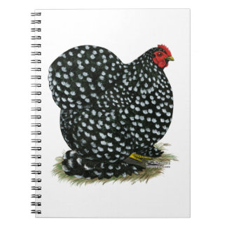 Cochin Mottled Hen Spiral Notebook