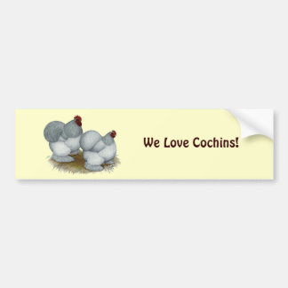 Cochin: Self Blue Bumper Sticker