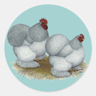 Cochin: Self Blue Classic Round Sticker