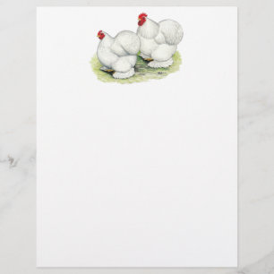 Cochin: White Bantams