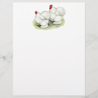 Cochin: White Bantams