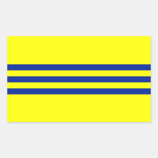 Cochinchina flag rectangular sticker