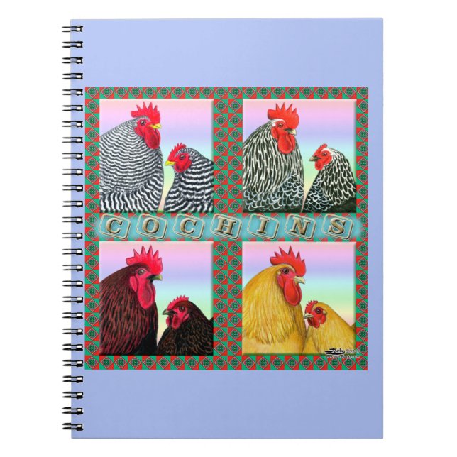 Cochins Four Colours Spiral Notebook (Front)