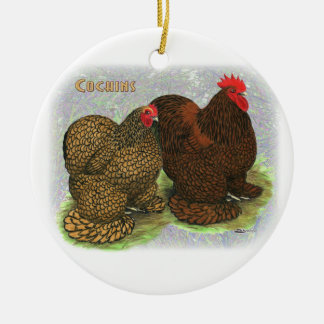 Cochins_Gold_Lace_3 Ceramic Tree Decoration