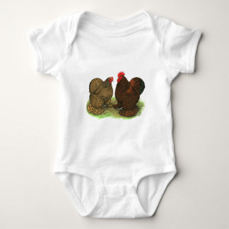 Cochins: Golden-laced Baby Bodysuit
