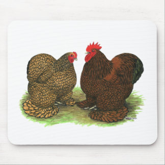 Cochins: Golden-laced Mouse Pad