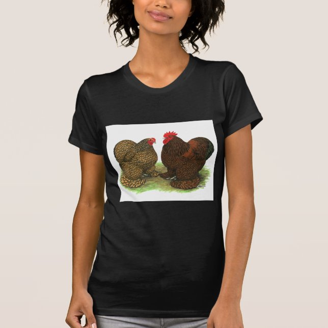 Cochins:  Golden-laced T-Shirt (Front)
