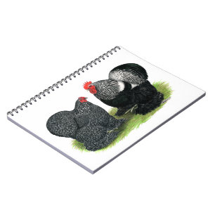 Cochins: Silver-penciled Spiral Notebook