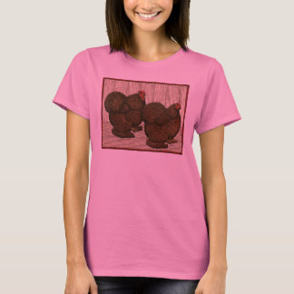 Cochins: Textured Red Bantams T-Shirt