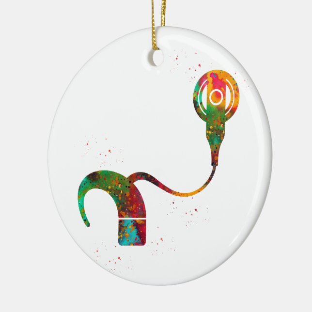 Cochlear implant ceramic tree decoration (Left)