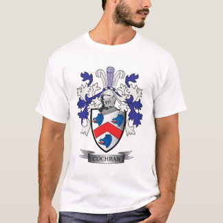 Cochran Family Crest Coat of Arms T-Shirt