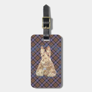 Cochran Tartan Scottie Luggage Tag
