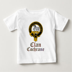Cochrane Scottish Crest Tartan Clan Name Clothes Baby T-Shirt