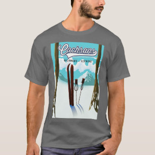 Cochrans Richmond Vermont Ski poster T-Shirt
