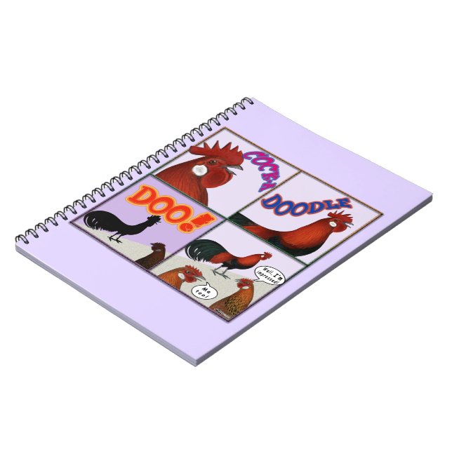 Cock-A-Doodle-Doo! Notebook (Left Side)