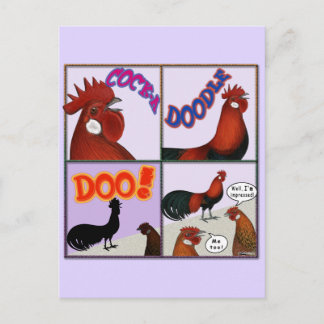 Cock-A-Doodle-Doo! Postcard