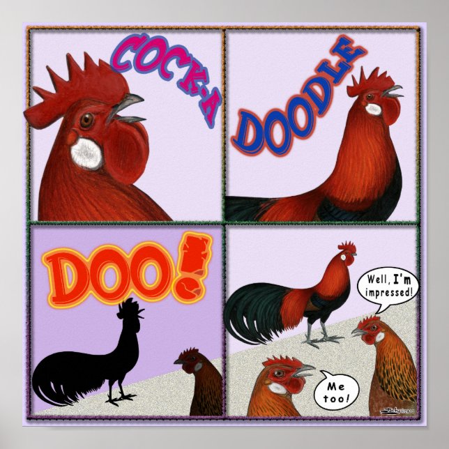 Cock-A-Doodle-Doo! Poster (Front)