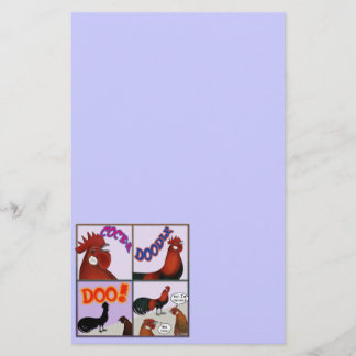 Cock-A-Doodle-Doo! Stationery