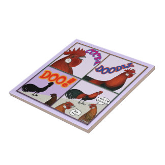 Cock-A-Doodle-Doo! Tile