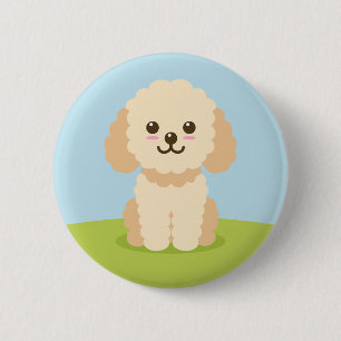 Cockapoo 6 Cm Round Badge