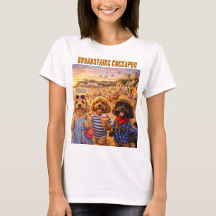 Cockapoo Beach T Shirt Broadstairs Gift