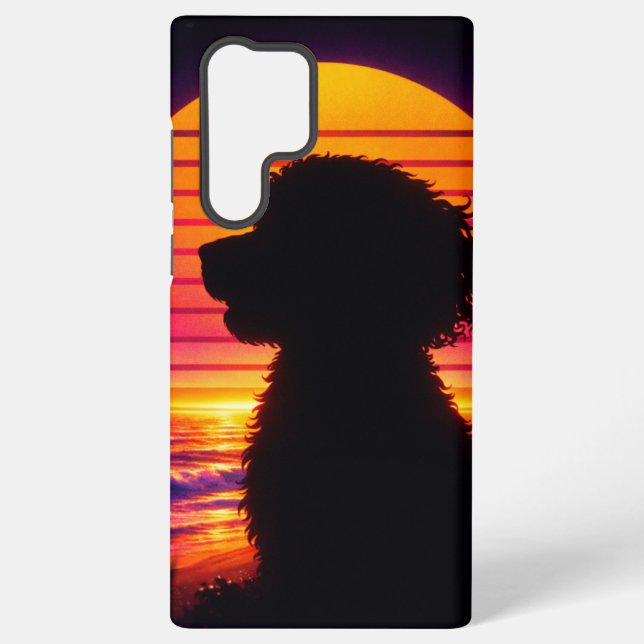 Cockapoo Case - Retro Cockapoo Dog Lover Gift (Back)