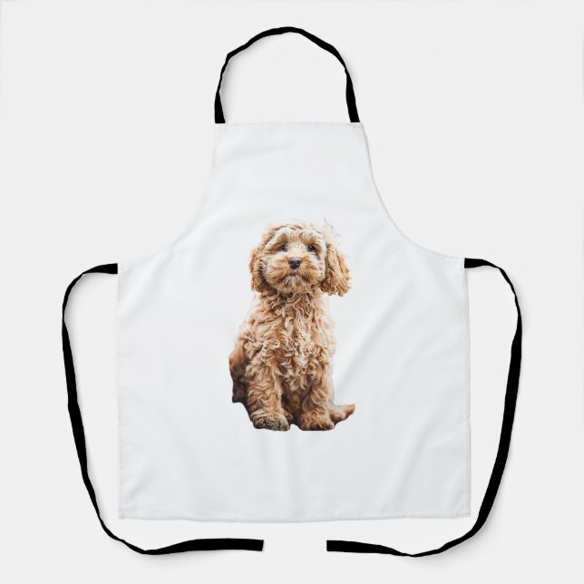 Cockapoo Cavoodle Labradoodle Cute Puppy Dog- Pood Apron (Front)