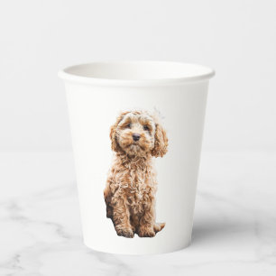 Cockapoo Cavoodle Labradoodle Cute Puppy Dog- Pood Paper Cups