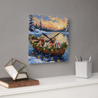 Cockapoo Christmas Boat Holiday