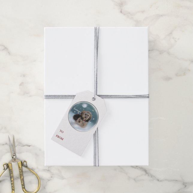 Cockapoo Christmas Gift Tags (With Twine)