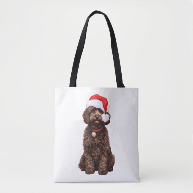 Cockapoo Christmas   Tote Bag (Front)