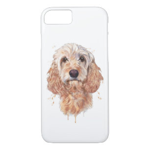 Cockapoo cute dog phone case. Great gift for a dog Case-Mate iPhone Case