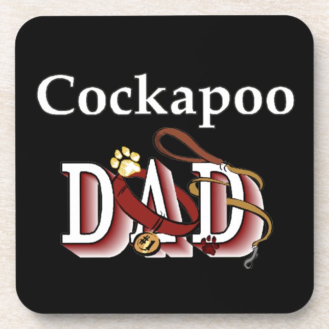 Cockapoo DAD Coaster (Front)