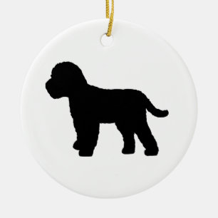 Cockapoo Dog Ceramic Tree Decoration