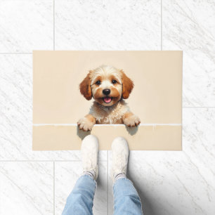 Cockapoo Dog Doormat Art