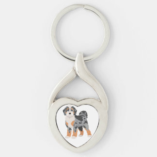 Cockapoo dog mix key ring