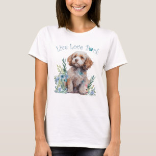 Cockapoo Dog Mum Floral T-Shirt