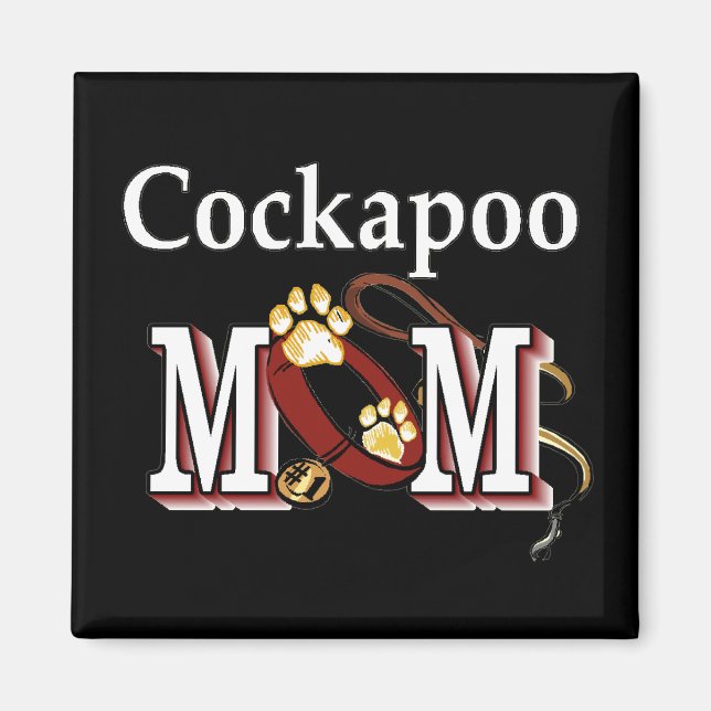 Cockapoo Dog Mum Gifts Magnet (Front)