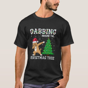 Cockapoo Dog Santa Hat Dabbing Around the Christma T-Shirt