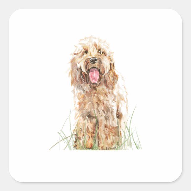 Cockapoo Dog Sticker (Front)