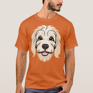 Cockapoo Face Cute toon Puppy Dog Lover T-Shirt